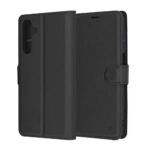 Techsuit Samsung Galaxy S24 FE Leather Folio Θήκη Βιβλίο - Black