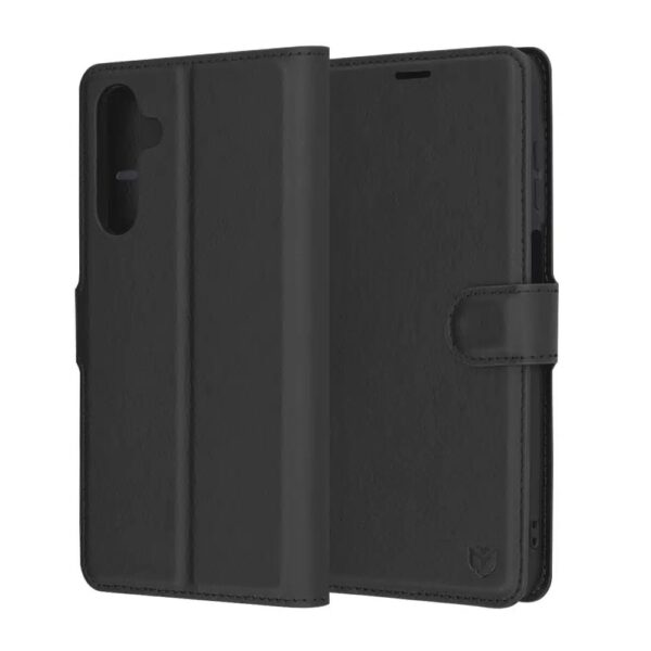 Techsuit Samsung Galaxy S24 FE Leather Folio Θήκη Βιβλίο - Black