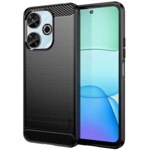 Techsuit Xiaomi Redmi 13 Carbon Silicone Θήκη Σιλικόνης - Black