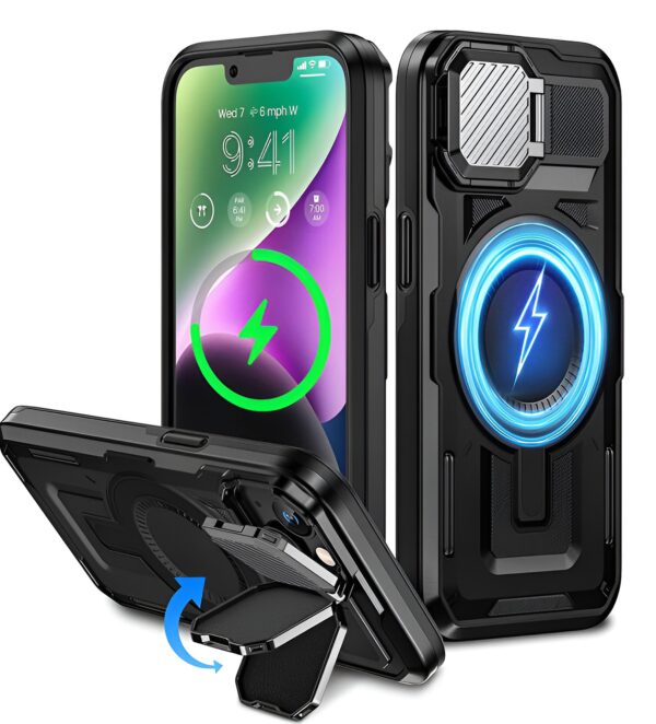 Techsuit iPhone 16 MagSafe CamVault Θήκη Σκληρή - Black