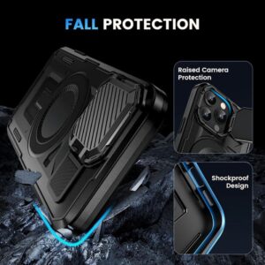 Techsuit iPhone 15 MagSafe CamVault Θήκη Σκληρή - Black