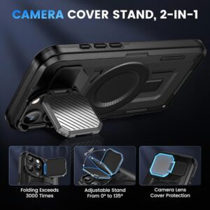 Techsuit iPhone 15 MagSafe CamVault Θήκη Σκληρή - Black