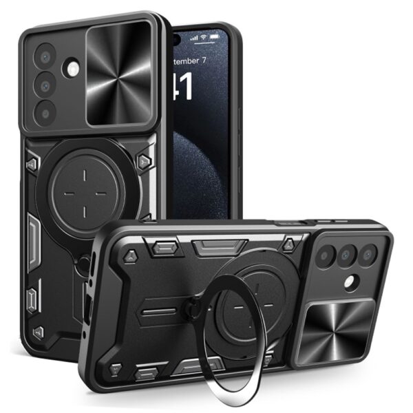 Techsuit Samsung Galaxy S25 5G CamGuard Pro Θήκη Σκληρή - Black