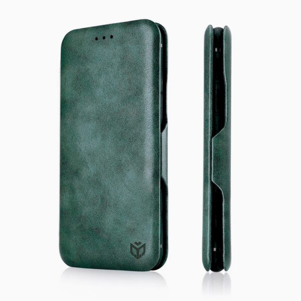 Techsuit Samsung Galaxy S25 Ultra 5G Safe Wallet Plus Θήκη Βιβλίο - Green