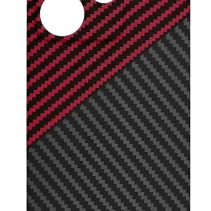 Techsuit Xiaomi Redmi 13 / Poco M6 4G Carbonite Fibershell Θήκη Σκληρή - Red Vortex
