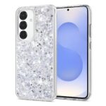 Techsuit Samsung Galaxy S25 5G Sparkly Glitter Θήκη Σκληρή - White