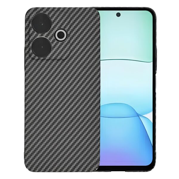 Techsuit Xiaomi Redmi 13 / Poco M6 4G Carbonite Fibershell Θήκη Σκληρή - Black