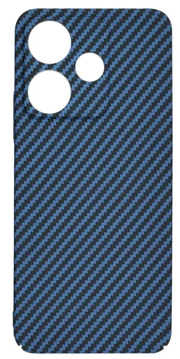 Techsuit Xiaomi Redmi 13 / Poco M6 4G Carbonite Fibershell Θήκη Σκληρή - Cyan