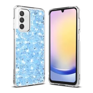 Techsuit Samsung Galaxy A25 5G Sparkly Glitter Θήκη Σκληρή - Blue