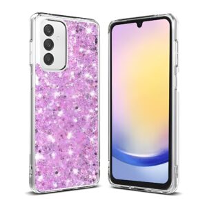 Techsuit Samsung Galaxy A25 5G Sparkly Glitter Θήκη Σκληρή - Magenta