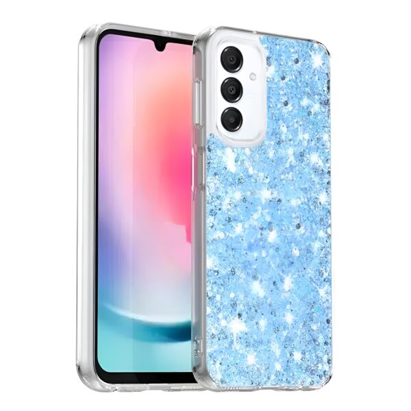 Techsuit Samsung Galaxy A16 4G / A16 5G Sparkly Glitter Θήκη Σκληρή - Blue