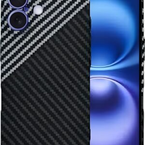 Techsuit iPhone 16 Carbonite Fibershell Θήκη Σκληρή - Stealth Gray