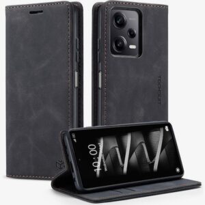 Techsuit Xiaomi Redmi Note 14 5G Confy Cover Θήκη Βιβλίο - Black