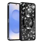Techsuit Samsung Galaxy S25 5G Luxury Glitter Θήκη Σιλικόνης με MagSafe - Black