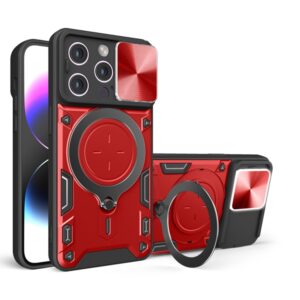 Techsuit iPhone 16 Pro Camguard Pro Θήκη Σκληρή - Red
