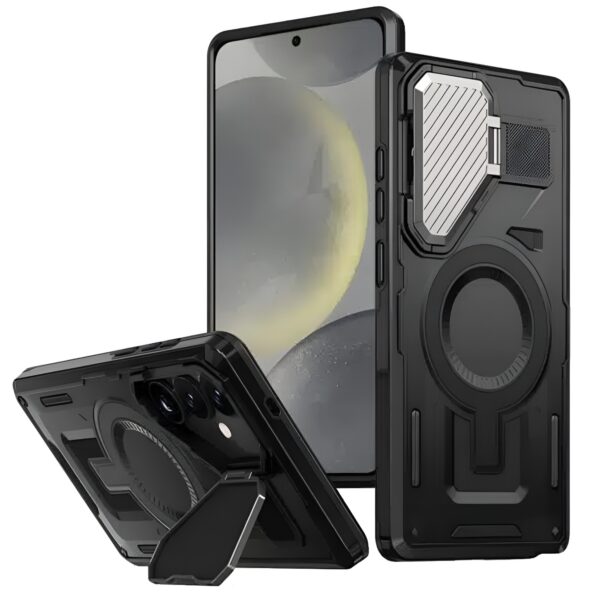 Techsuit Samsung Galaxy S24 CamVault Θήκη Σκληρή με Magsafe - Black