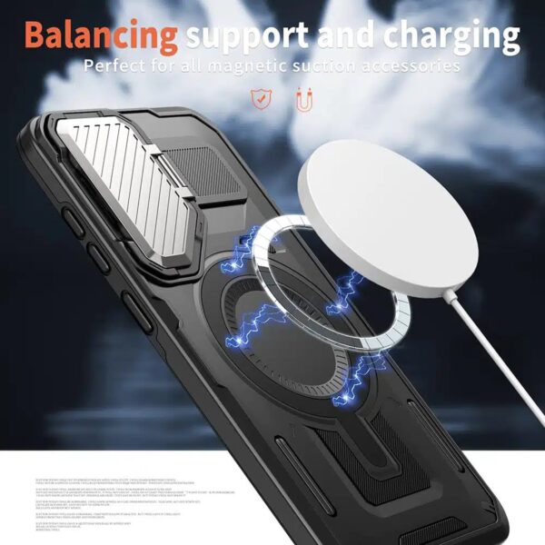 Techsuit Samsung Galaxy S24 CamVault Θήκη Σκληρή με Magsafe - Black