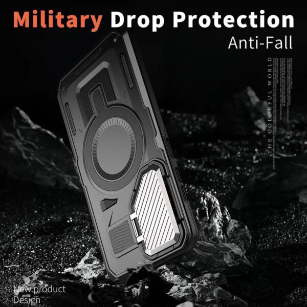 Techsuit Samsung Galaxy S24 CamVault Θήκη Σκληρή με Magsafe - Black