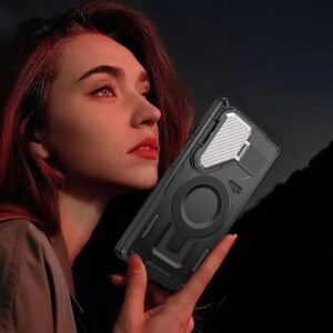 Techsuit Samsung Galaxy S24 CamVault Θήκη Σκληρή με Magsafe - Black