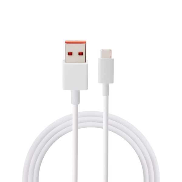 Xiaomi USB 3.1 Cable USB-C male - USB-A 120W Λευκό 1m BHR6032GL