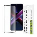 Xiaomi Poco X7 Pro 5G Προστασία Οθόνης με Μαύρο Περίγραμμα Techsuit 111D Full Glue Tempered Glass