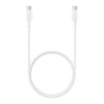 Samsung Original Καλώδιο USB-C to USB-C 1m White 3A (EP-DA705BWEGWW)