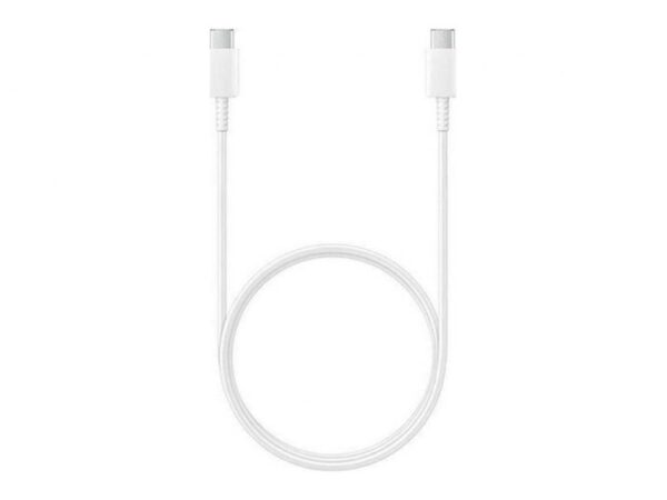 Samsung Original Καλώδιο USB-C to USB-C 1m White 3A (EP-DA705BWEGWW)