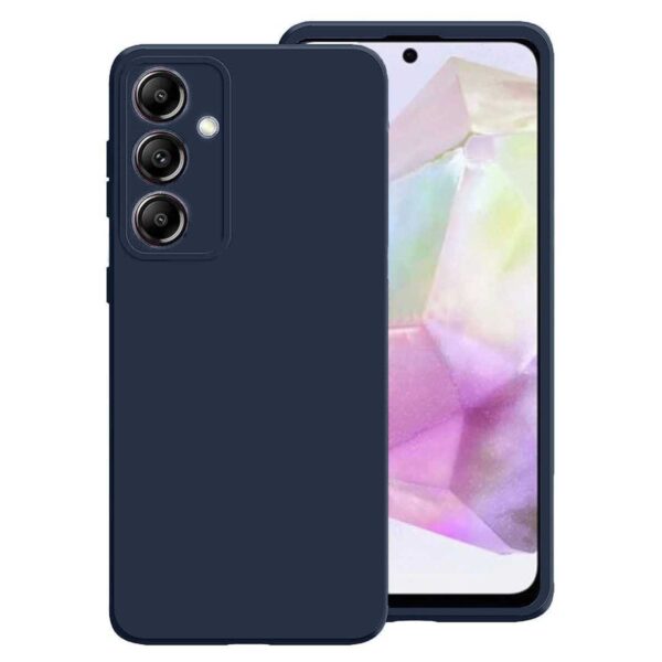 Forcell Samsung Galaxy A35 5G Soft Touch Θήκη Σιλικόνης - Blue