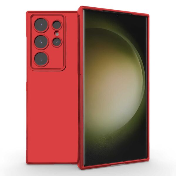 Forcell Samsung Galaxy S25 Ultra 5G Soft Touch Θήκη Σιλικόνης - Red Forcell Samsung Galaxy S25 Ultra 5G Soft Touch Θήκη Σιλικόνης - Red