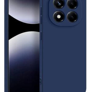 Forcell Xiaomi Redmi Note 14 Pro 5G Soft Touch Θήκη Σιλικόνης - Navy Blue