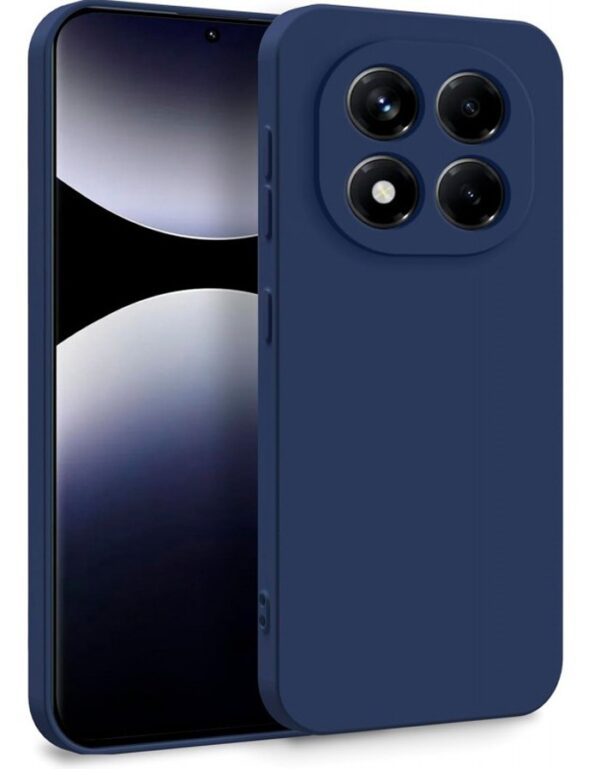 Forcell Xiaomi Redmi Note 14 Pro 5G Soft Touch Θήκη Σιλικόνης - Navy Blue