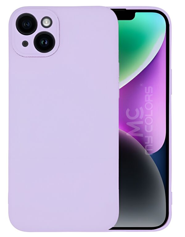 Forcell iPhone 14 Soft Touch Θήκη Σιλικόνης - Purple