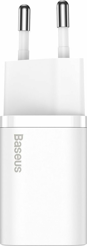 Baseus Φορτιστής Χωρίς Καλώδιο με Θύρα USB-C 30W Power Delivery Λευκός (Super Si)