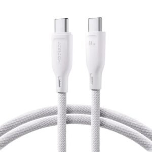 Joyroom Καλώδιο Φόρτισης USB-C to USB-C Λευκό 60W 1m (A34)