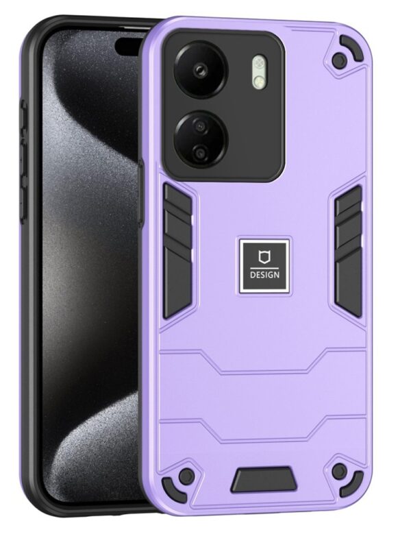 Forcell Xiaomi Redmi A1 Plus / A2 Plus Hybrid Armor Shockproof Θήκη Σκληρή - Purple
