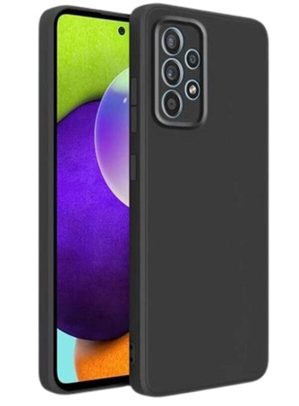 Forcell Samsung Galaxy A72 4G / A72 5G Soft Touch Θήκη Σιλικόνης - Black