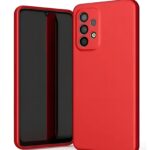 Forcell Samsung Galaxy A72 4G / A72 5G Soft Touch Θήκη Σιλικόνης - Red