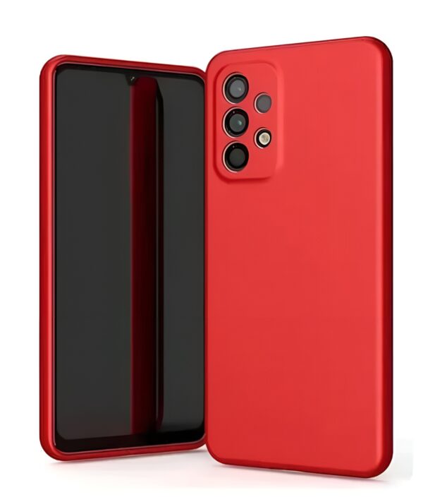 Forcell Samsung Galaxy A72 4G / A72 5G Soft Touch Θήκη Σιλικόνης - Red