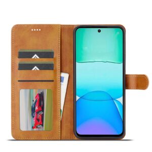 LC.IMEEKE Xiaomi Redmi 13 4G Calf Texture Θήκη Βιβλίο - Brown