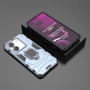 Forcell Xiaomi Poco M7 Pro Magnetic Ring Holder Θήκη Σκληρή - Blue