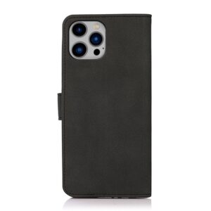 Khazneh iPhone 15 Pro Magnetic Θήκη Βιβλίο - Black
