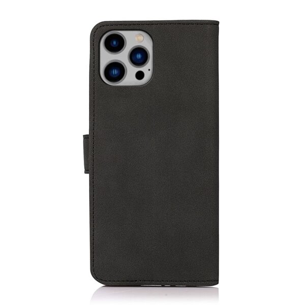 Khazneh iPhone 15 Pro Magnetic Θήκη Βιβλίο - Black