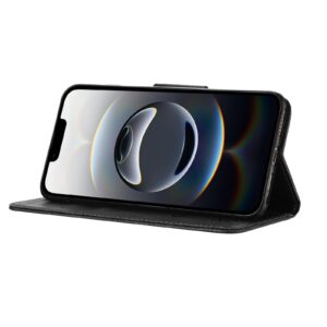 Tel1 iPhone 16e Butterfly Flowers Θήκη Βιβλίο - Black