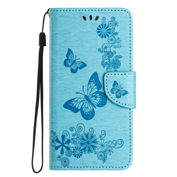 Tel1 iPhone 16e Butterfly Flowers Θήκη Βιβλίο - Blue Tel1 iPhone 16e Butterfly Flowers Θήκη Βιβλίο - Blue