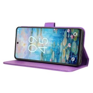 Tel1 TCL 50 NXTpaper 5G/ 50 Pro NXTpaper 5G Diamond Texture Θήκη Βιβλίο - Purple