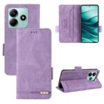Tel1 Xiaomi Poco M7 Pro 5G Magnetic Calf Θήκη Βιβλίο - Purple