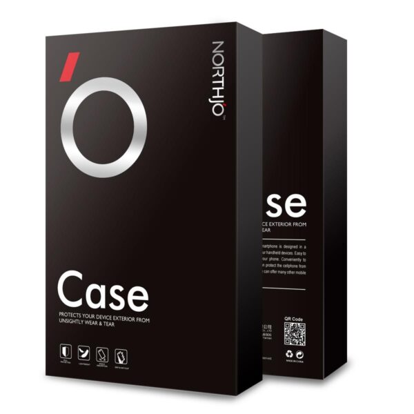 Northjo Xiaomi Redmi Note 14 Pro 5G 2 in 1 Case Screen Protector Tempered Glass - Clear