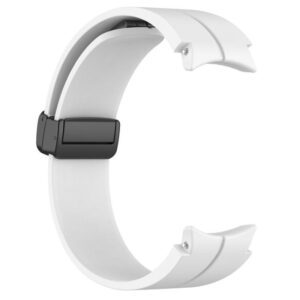 Λουράκι Samsung Galaxy Watch FE / 7 / 6 / 5 / 4 Silicone Solid Color - White