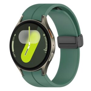 Λουράκι Samsung Galaxy Watch FE / 7 / 6 / 5 / 4 Silicone Solid Color - Green
