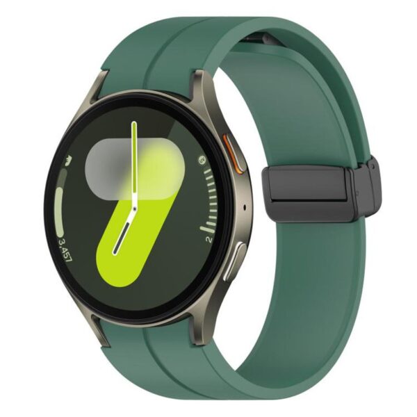 Λουράκι Samsung Galaxy Watch FE / 7 / 6 / 5 / 4 Silicone Solid Color - Green